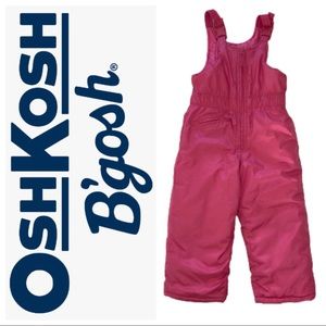 OshKosh B’Gosh Pink Zip Up Snow Suit Size 3T